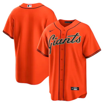 mens nike orange san francisco giants alternate replica tea